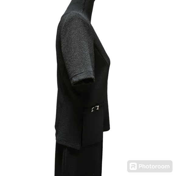 Just In Thyme Vintage Attached 2 Piece Form Fitting Maxi Dress. Size 8 - Picture 4 of 10